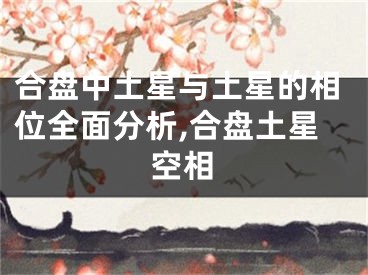 合盘中土星与土星的相位全面分析,合盘土星空相