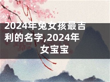 2024年兔女孩最吉利的名字,2024年女宝宝