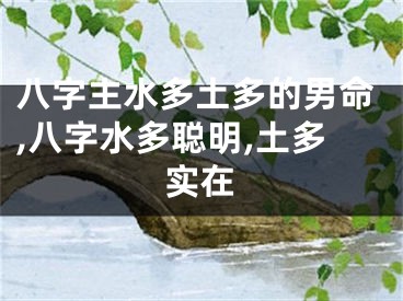 八字主水多土多的男命,八字水多聪明,土多实在