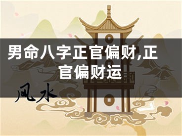 男命八字正官偏财,正官偏财运