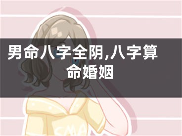 男命八字全阴,八字算命婚姻