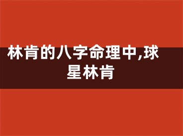 林肯的八字命理中,球星林肯