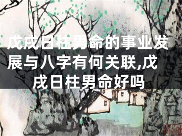 戊戌日柱男命的事业发展与八字有何关联,戊戌日柱男命好吗