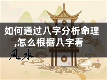 如何通过八字分析命理,怎么根据八字看