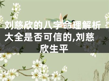 刘慈欣的八字命理解析大全是否可信的,刘慈欣生平