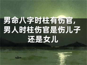 男命八字时柱有伤官,男人时柱伤官是伤儿子还是女儿