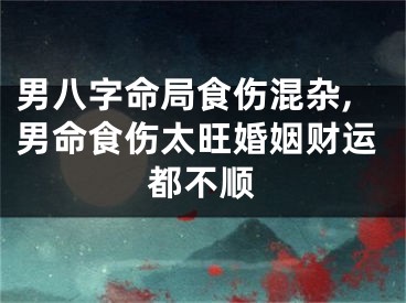 男八字命局食伤混杂,男命食伤太旺婚姻财运都不顺