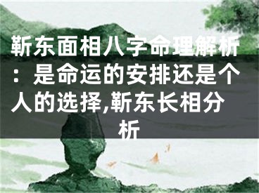 靳东面相八字命理解析：是命运的安排还是个人的选择,靳东长相分析