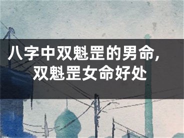 八字中双魁罡的男命,双魁罡女命好处
