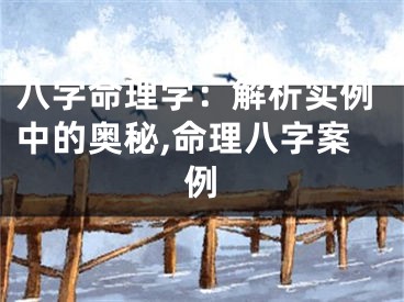 八字命理学：解析实例中的奥秘,命理八字案例