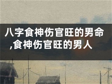 八字食神伤官旺的男命,食神伤官旺的男人