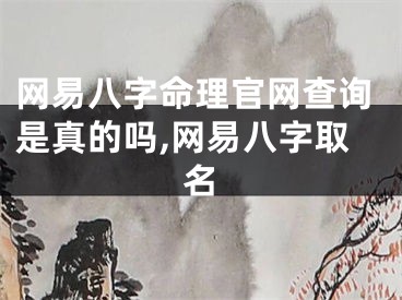 网易八字命理官网查询是真的吗,网易八字取名