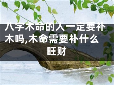 八字木命的人一定要补木吗,木命需要补什么旺财