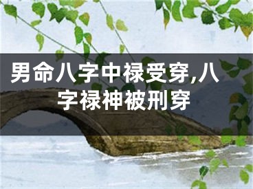 男命八字中禄受穿,八字禄神被刑穿