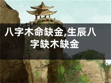八字木命缺金,生辰八字缺木缺金