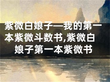 紫微白娘子—我的第一本紫微斗数书,紫微白娘子第一本紫微书