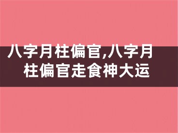 八字月柱偏官,八字月柱偏官走食神大运