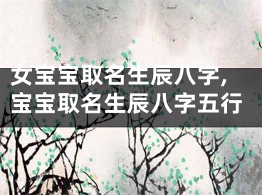 女宝宝取名生辰八字,宝宝取名生辰八字五行