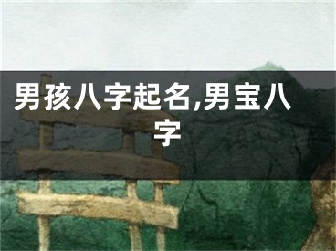 男孩八字起名,男宝八字