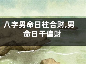 八字男命日柱合财,男命日干偏财