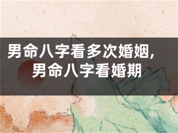 男命八字看多次婚姻,男命八字看婚期