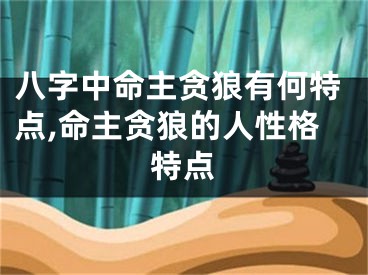 八字中命主贪狼有何特点,命主贪狼的人性格特点