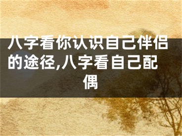 八字看你认识自己伴侣的途径,八字看自己配偶