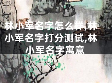 林小军名字怎么样,林小军名字打分测试,林小军名字寓意