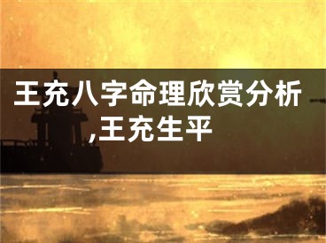 王充八字命理欣赏分析,王充生平