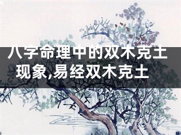 八字命理中的双木克土现象,易经双木克土