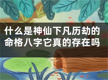 什么是神仙下凡历劫的命格八字它真的存在吗