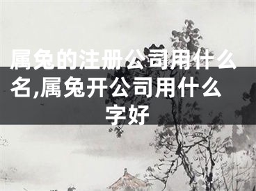 属兔的注册公司用什么名,属兔开公司用什么字好