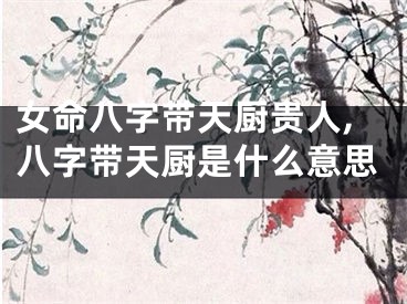 女命八字带天厨贵人,八字带天厨是什么意思