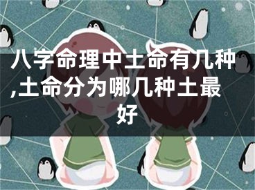 八字命理中土命有几种,土命分为哪几种土最好