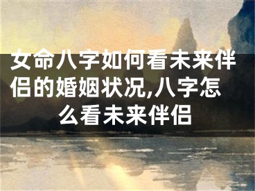 女命八字如何看未来伴侣的婚姻状况,八字怎么看未来伴侣