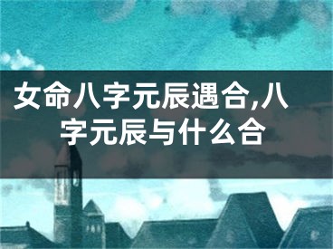 女命八字元辰遇合,八字元辰与什么合