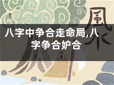 八字中争合走命局,八字争合妒合