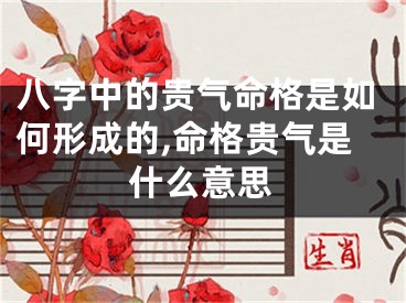 八字中的贵气命格是如何形成的,命格贵气是什么意思