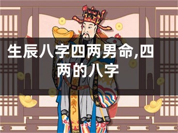 生辰八字四两男命,四两的八字