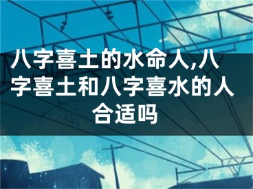 八字喜土的水命人,八字喜土和八字喜水的人合适吗