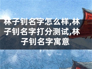 林子钊名字怎么样,林子钊名字打分测试,林子钊名字寓意