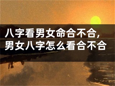 八字看男女命合不合,男女八字怎么看合不合