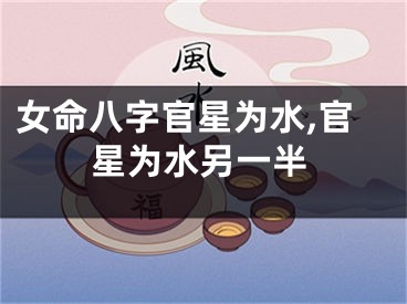 女命八字官星为水,官星为水另一半