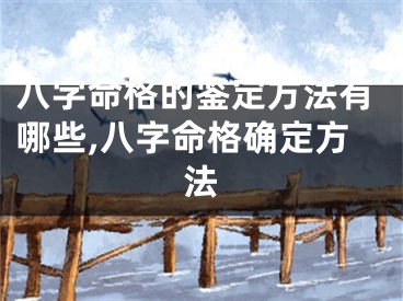 八字命格的鉴定方法有哪些,八字命格确定方法