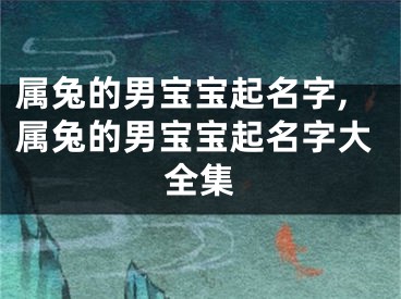 属兔的男宝宝起名字,属兔的男宝宝起名字大全集