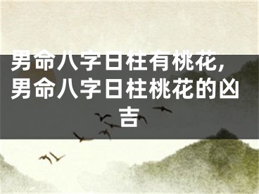 男命八字日柱有桃花,男命八字日柱桃花的凶吉