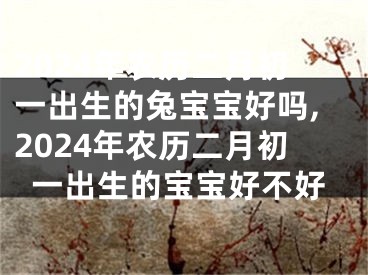 2024年农历二月初一出生的兔宝宝好吗,2024年农历二月初一出生的宝宝好不好