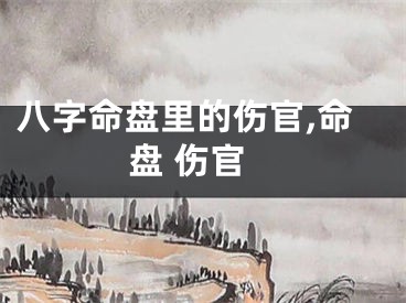 八字命盘里的伤官,命盘 伤官