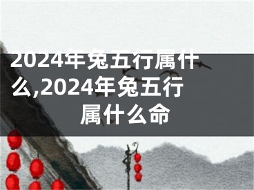 2024年兔五行属什么,2024年兔五行属什么命