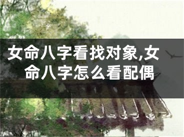 女命八字看找对象,女命八字怎么看配偶